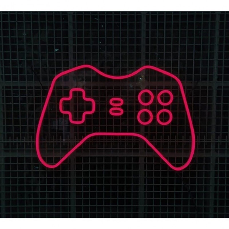Playstation Joystick Kol Neon Led Işıklı Tablo